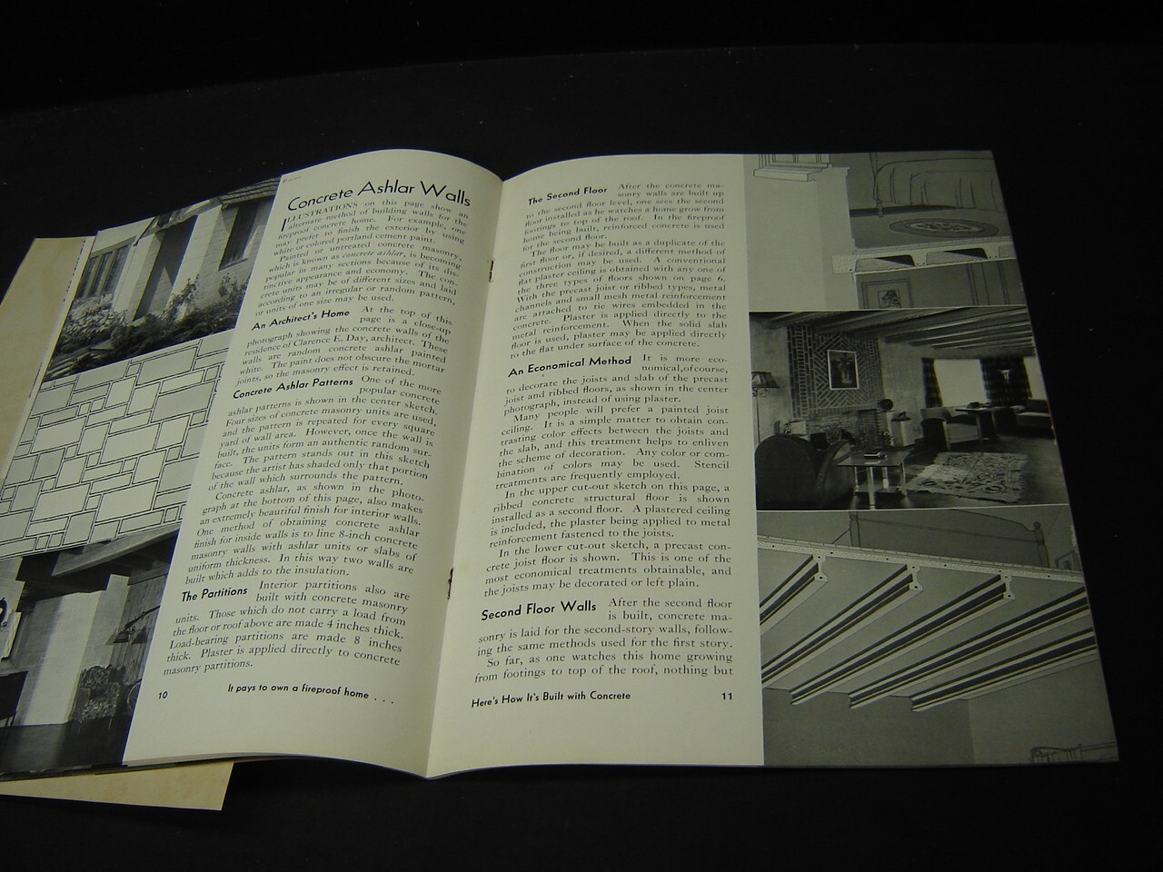 Here’s How Its Built Portland Cement Concrete Home Brochure 1934