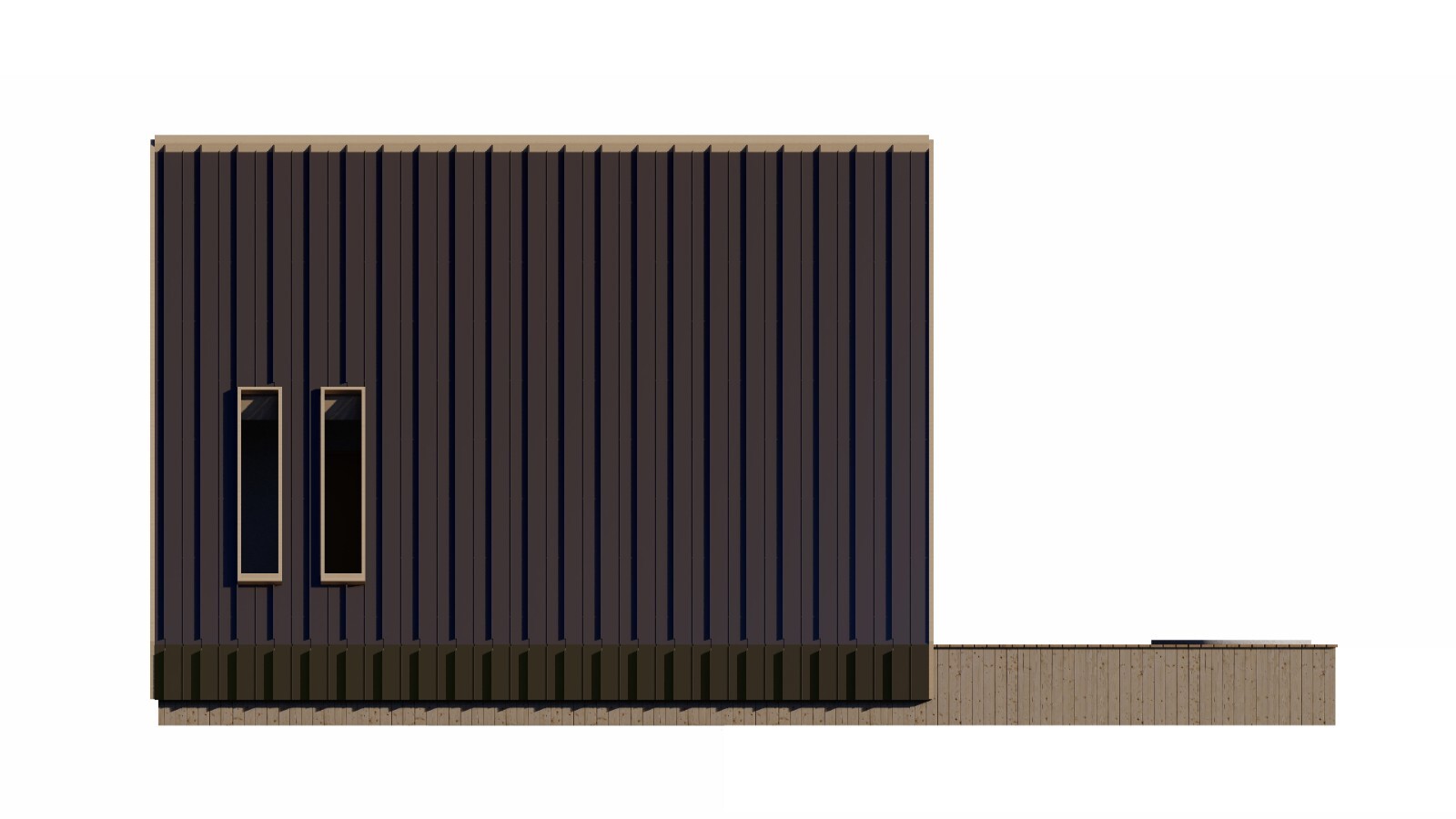 20’x42 1 Bed, 1 Bath Modern A-Frame Cabin Architectural Build Plans PDF.
