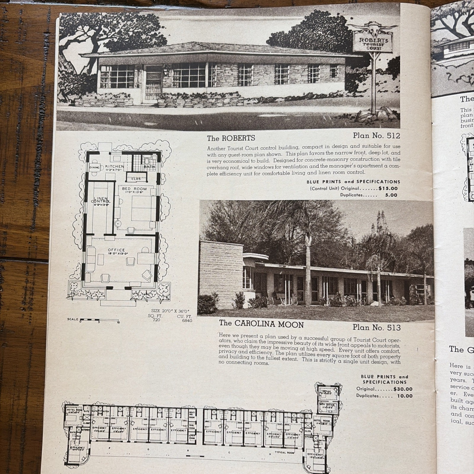 Vintage 1949 MCM Mid Century Home Hotels Apartment Plans Designs Catalog