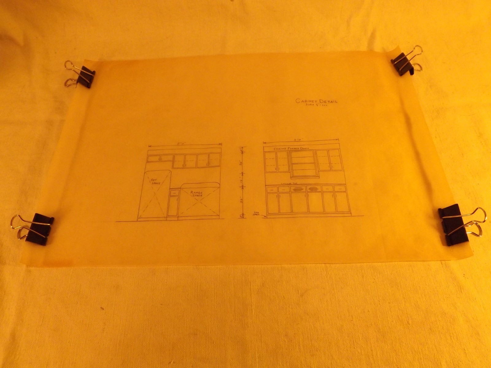 VINTAGE HOUSE BLUEPRINTS #8— 12″ X 18″ SEE PICTURES 6 PAGES