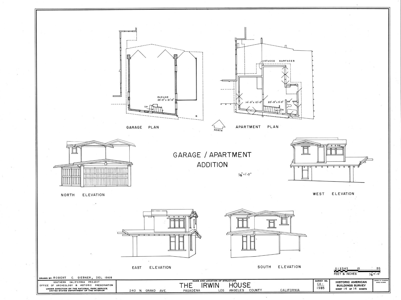 Craftsman Masterpiece by Greene & Greene, architectural prints, 8 Bedrooms