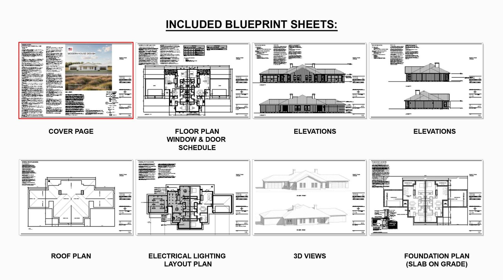 Hip Roof Duplex Investment Rental Plan – 2 Bed 2 bath – 1228 SF – Modern Spaciou