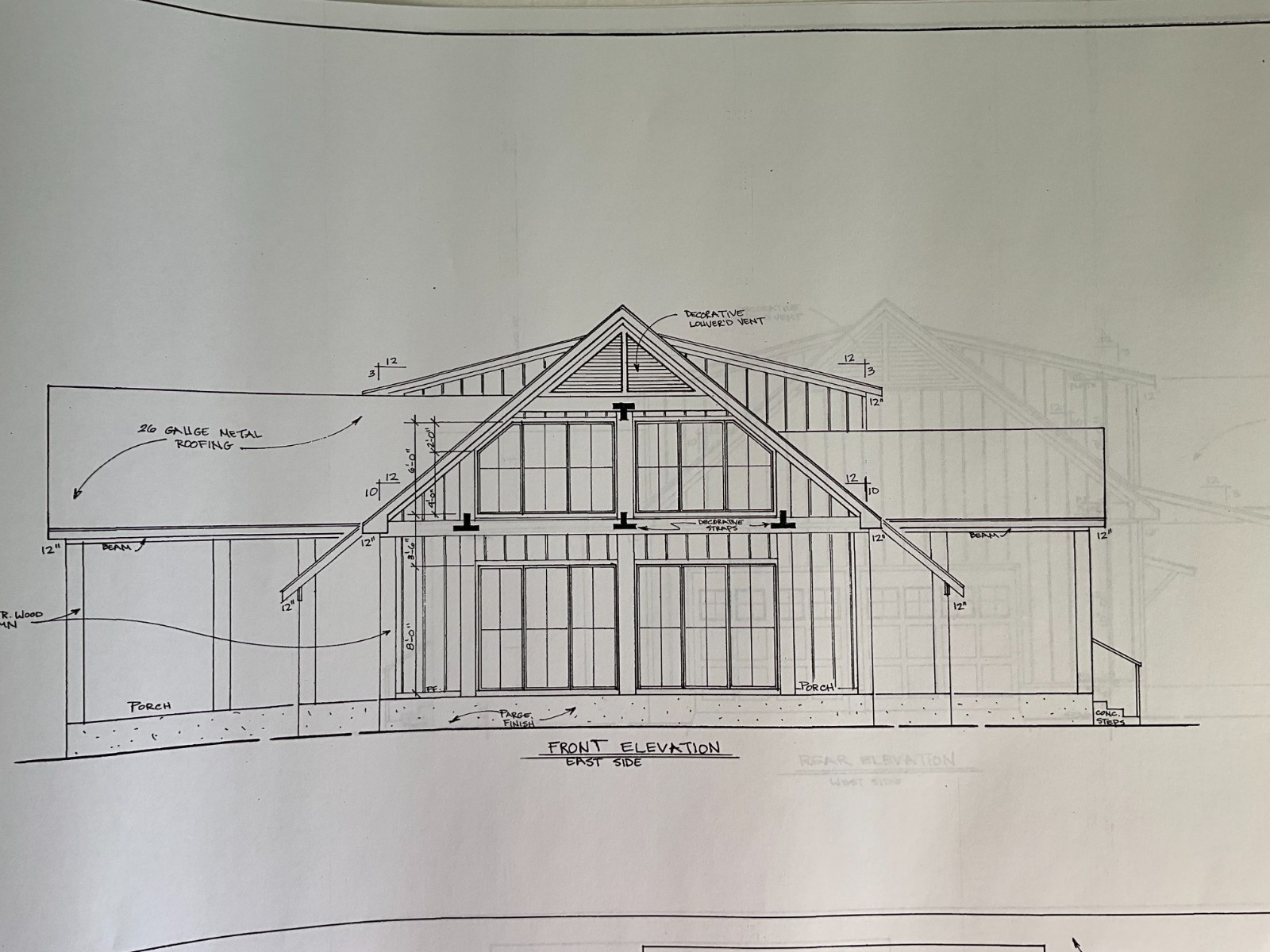 Modern Farmhouse House Plan 3 Bedroom & 2 .5Bathroom with loft