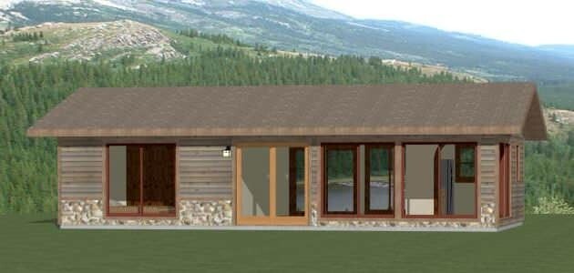 36×20 House — 1 Bedroom 1 Bath — 720 sq ft — PDF Floor Plan — Model 1A