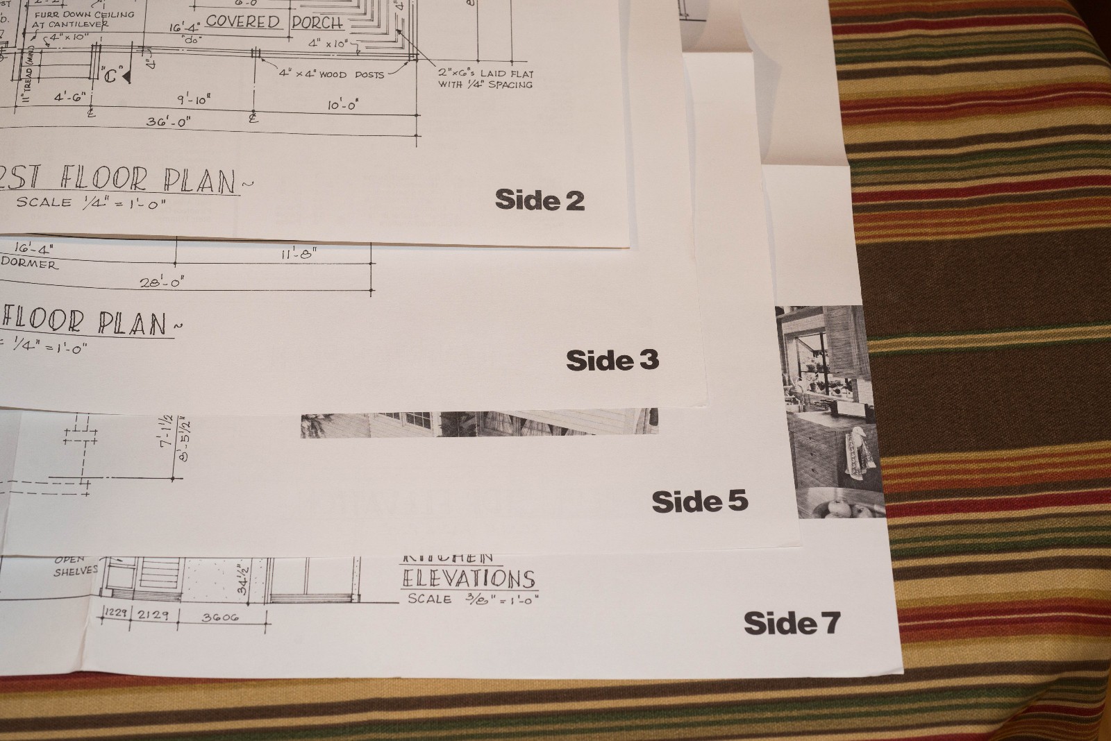 Vintage Women’s Day House Plans, Blue Print, A Small House WD Award Winner, 1982