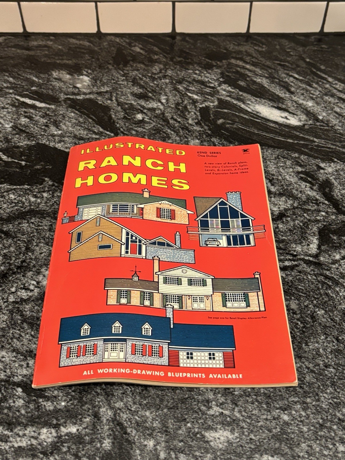 Vtg 1975 Illustrated Ranch Homes 62nd Edition Building Plans Blueprints Magazine