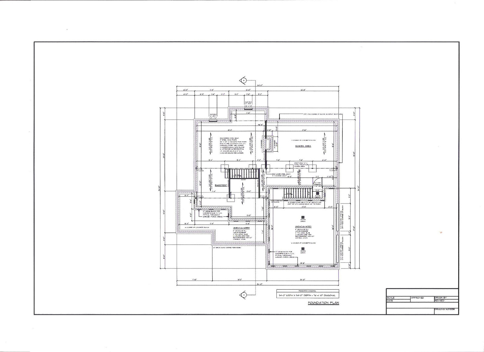 Full Set of two story 4 bedroom house plans 2,750 sq ft