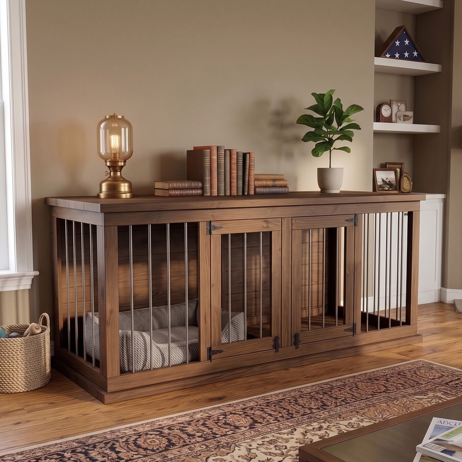 Double dog kennel plans – Digital Download – No physical item will be sent