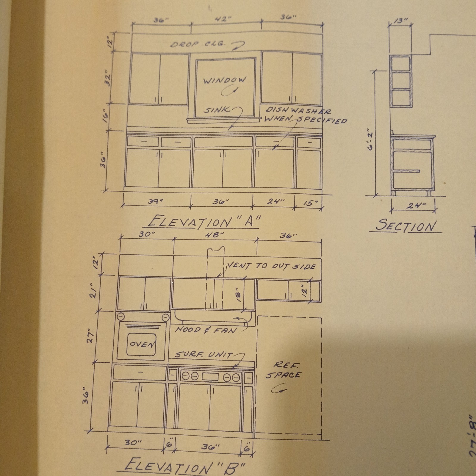 MCM 1966 House Blueprint Plans W.D. Farmer Homes Plan #246 1220 sf 60s Ranch Vtg