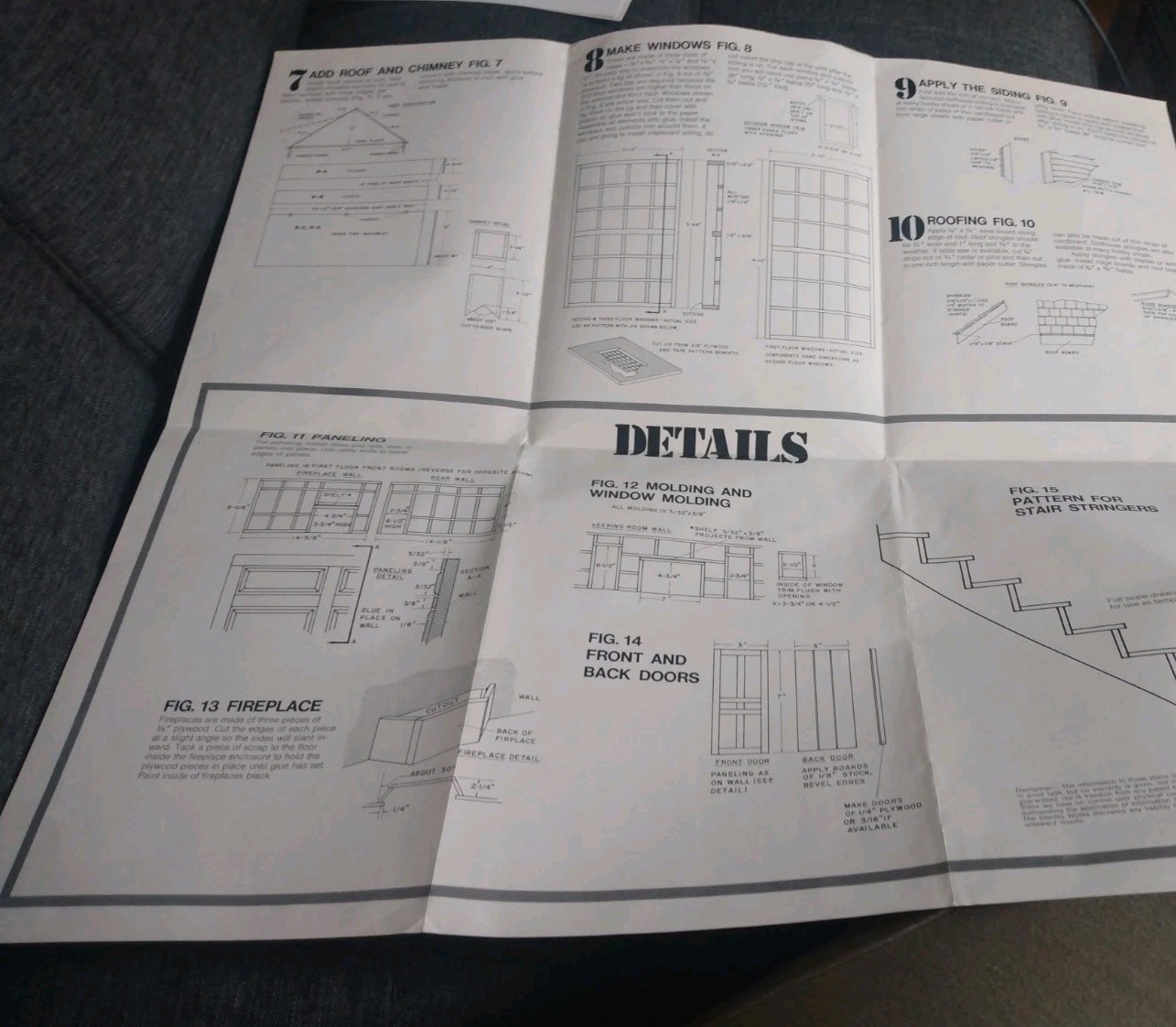 Vintage 1978 Colonial Dollar House Layout Plans By Stanley, “As See On TV”