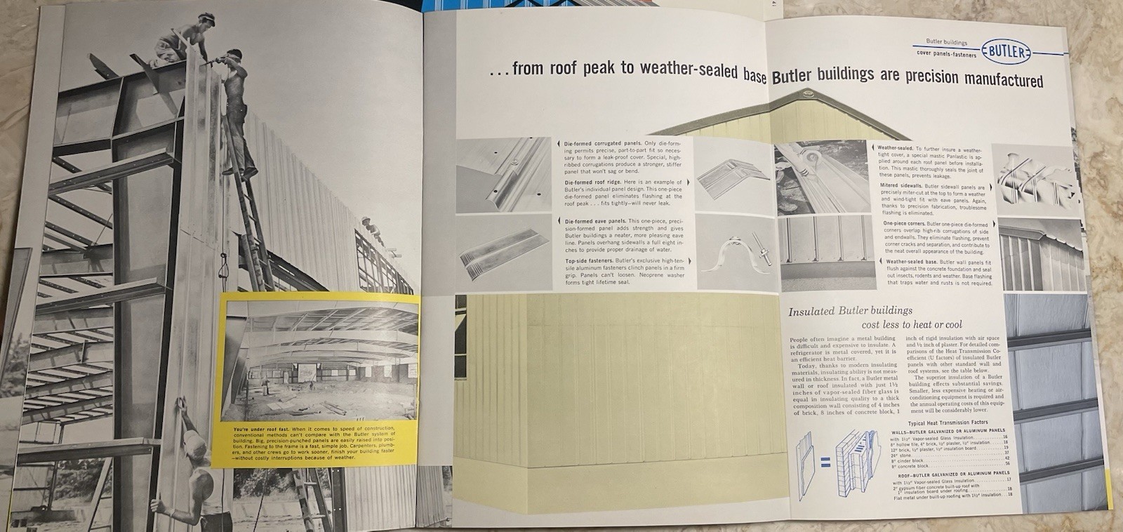 1959 Butler Rigid Frame Buildings Plans Construction Kansas City MO MCM Design