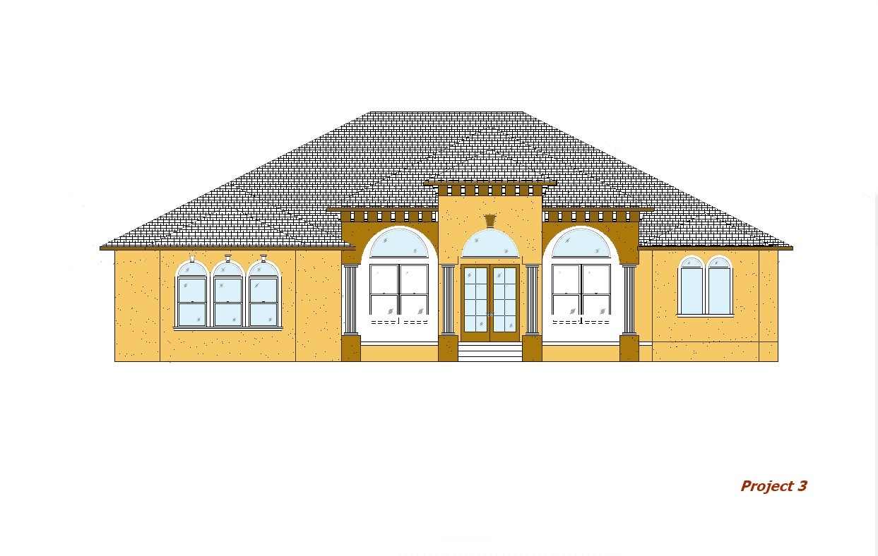 4,958 sq/ft Custom Home Plan Blueprints COMPLETE SET in PDF NEW Big VIP House P3