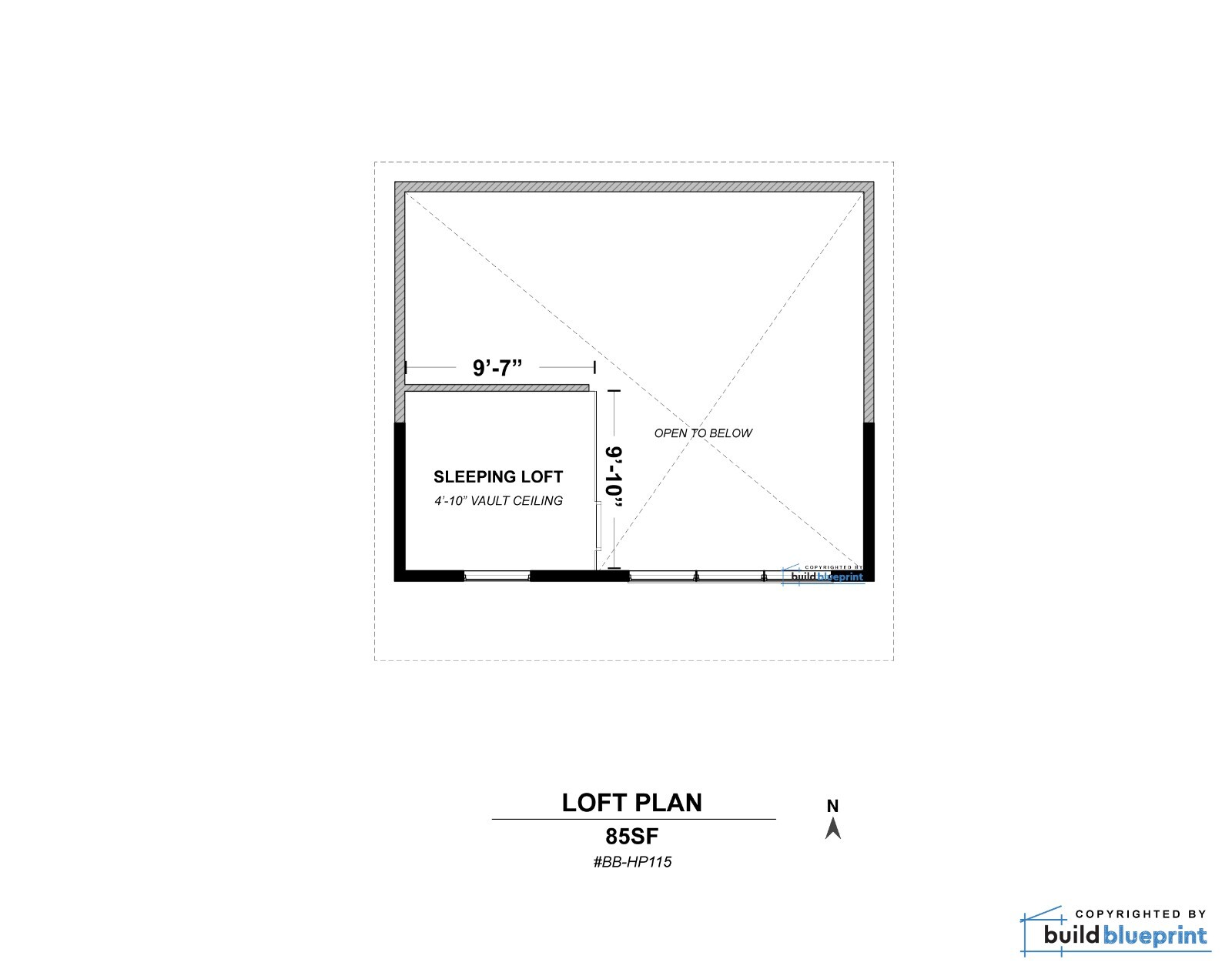 20×24 Lean Modern Cottage Custom Architectural Plans 480SF – PDF Download