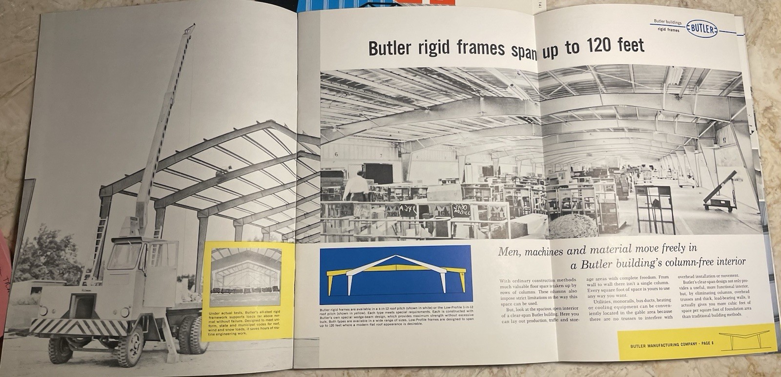 1959 Butler Rigid Frame Buildings Plans Construction Kansas City MO MCM Design