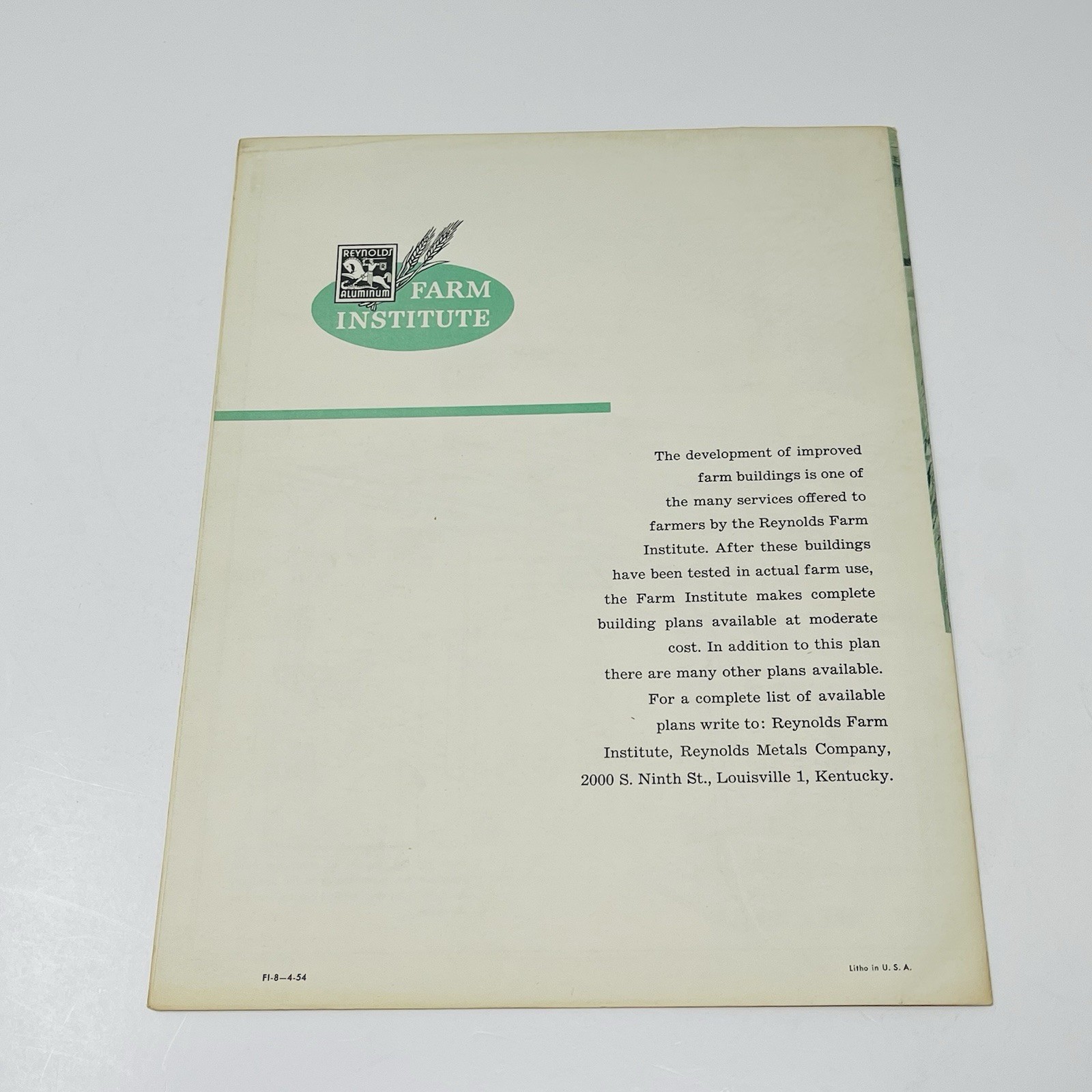 1953 Reynolds Aluminum How To Build Portable Cattle Shelter Plan Blueprint Farm