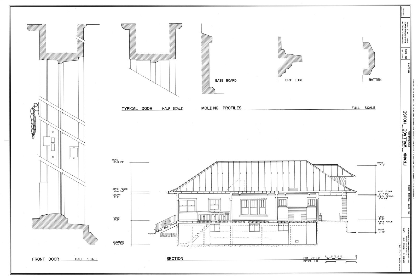 Small Home Designs, Brick Bungalow, 2 bedrooms, printed architectural plans
