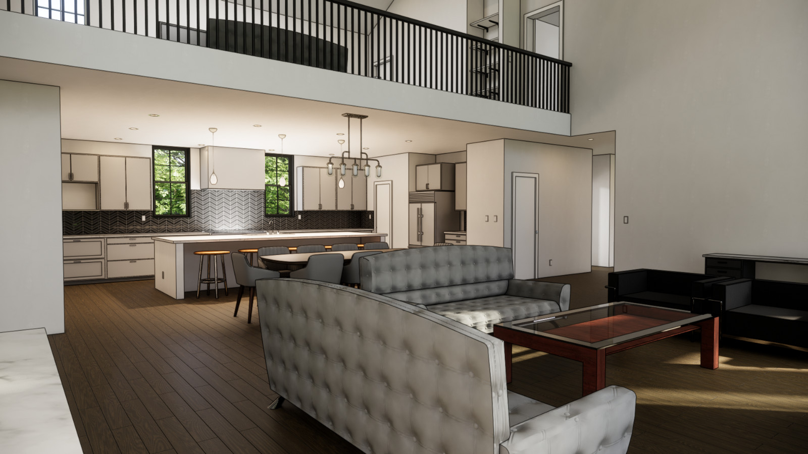 Timber Trails Barndominium – 5 Bedrooms / 5 Baths 4,147 SF Design Blueprints