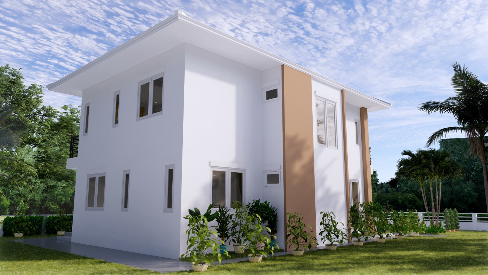 28×36 Feet House Design Plans 8.5×11 Meter 4 Beds 3 Bath Hip Roof (A4 Hard Copy)