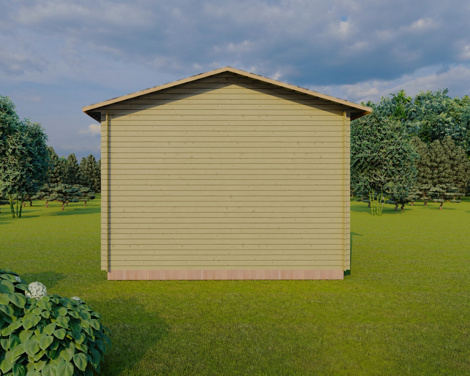 12’x8′ Wood Shed Building Plans – DIY Instructions with Elevations, Framing