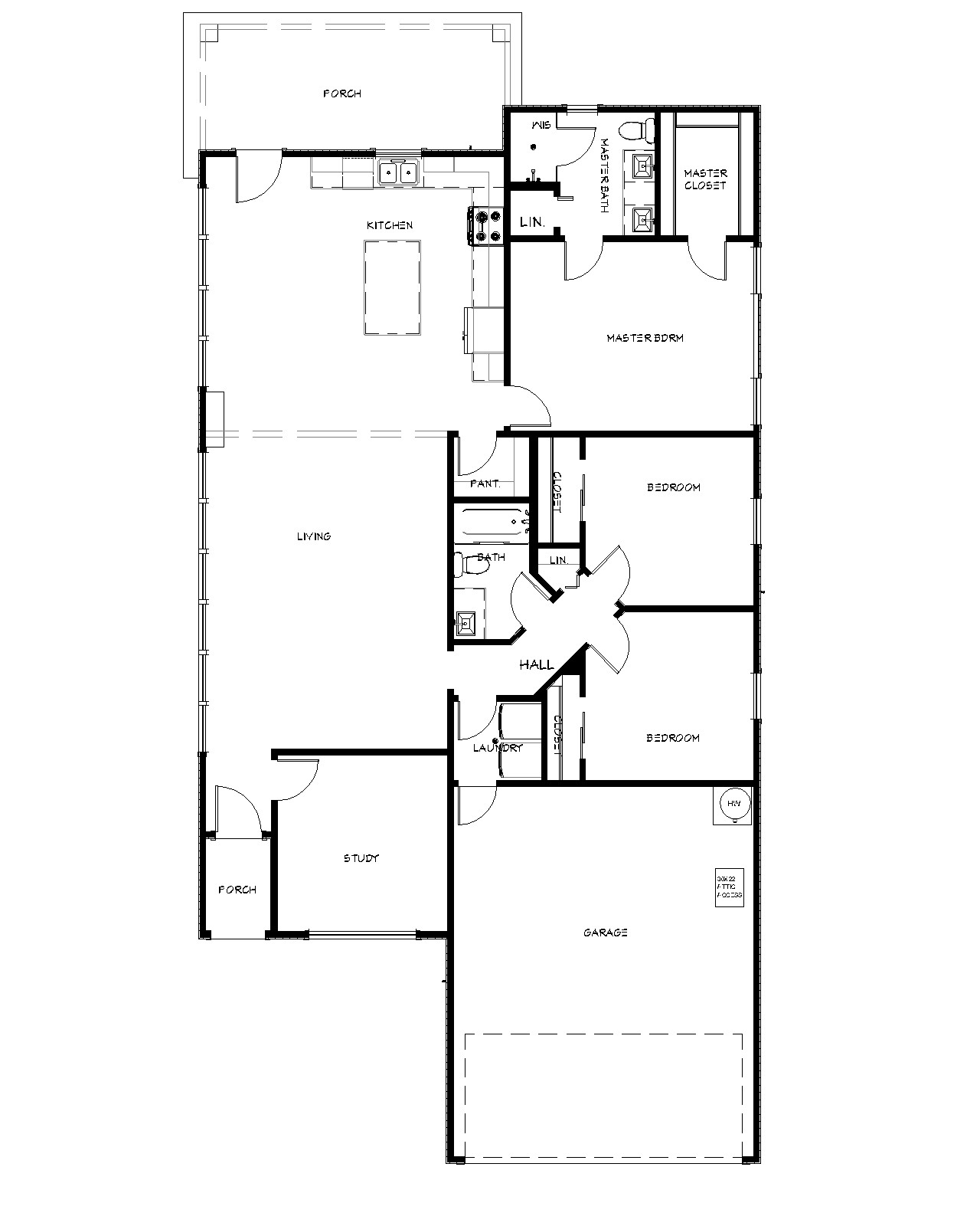 Custom Modern Home Plans – 3 Bed 2 Bathroom 1,670 sqft – $250K (Cost to Build)