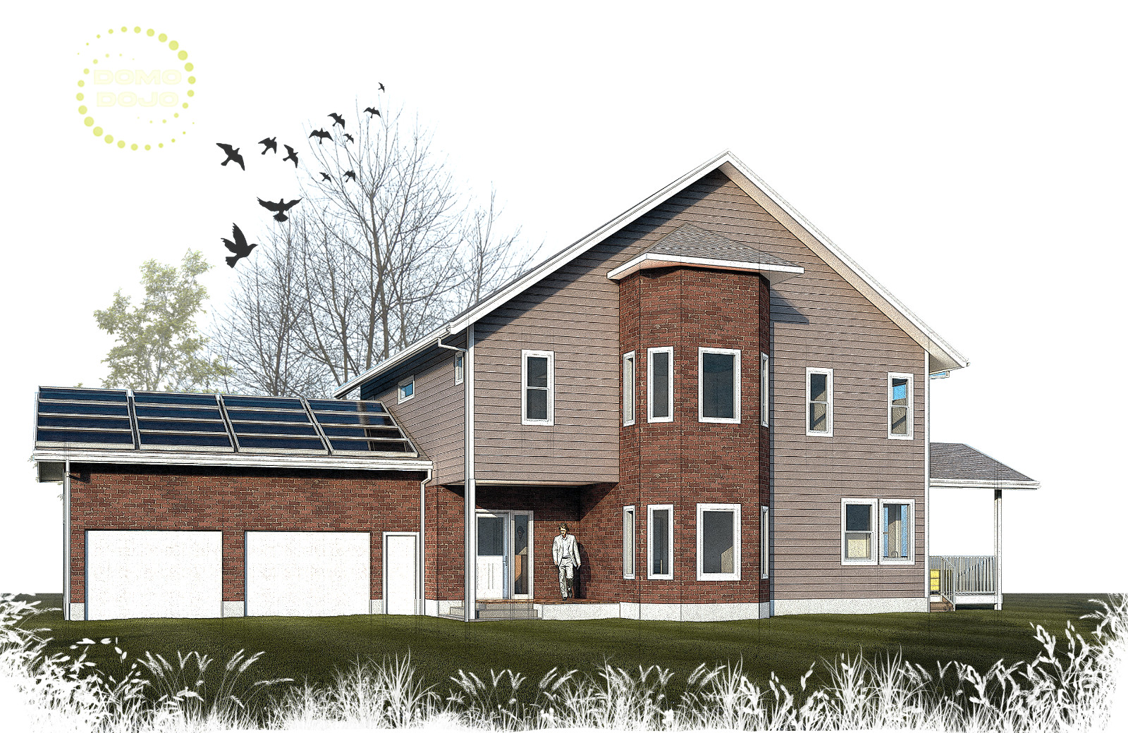 Mini Manor House Plans – PDF Downloadable Blueprint