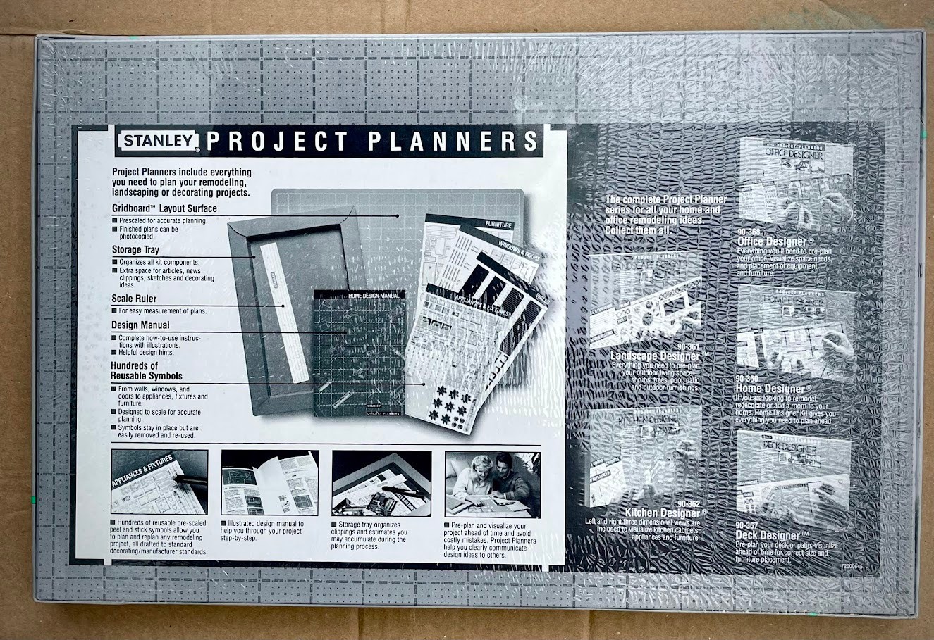 Stanley Project Planners Landscape Designer Scale Gridboard 1988 90-361 SEALED