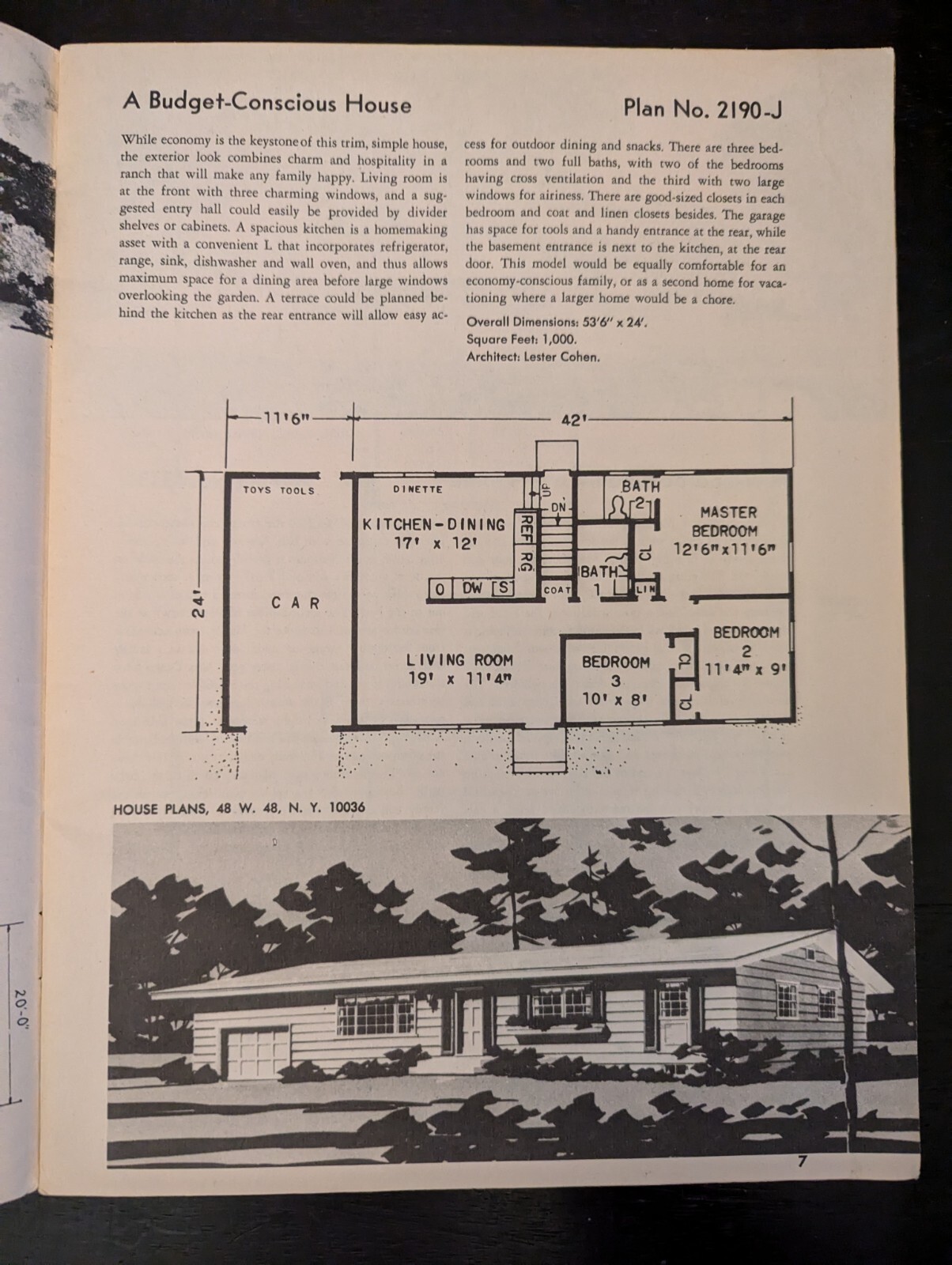 Vintage 1976 Popular Homes And Plans 61th Edition Building Plans