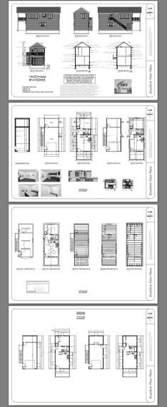 14×32 Tiny House — 567 sq ft — PDF FloorPlan — Model 6E