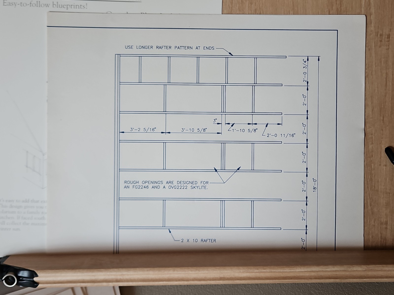 Crestline Room Addition Blueprints Complete Set Of 8