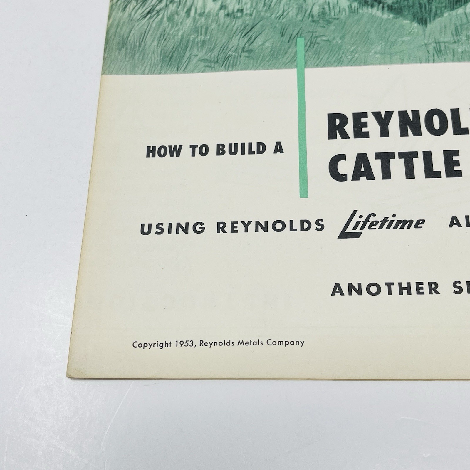 1953 Reynolds Aluminum How To Build Portable Cattle Shelter Plan Blueprint Farm