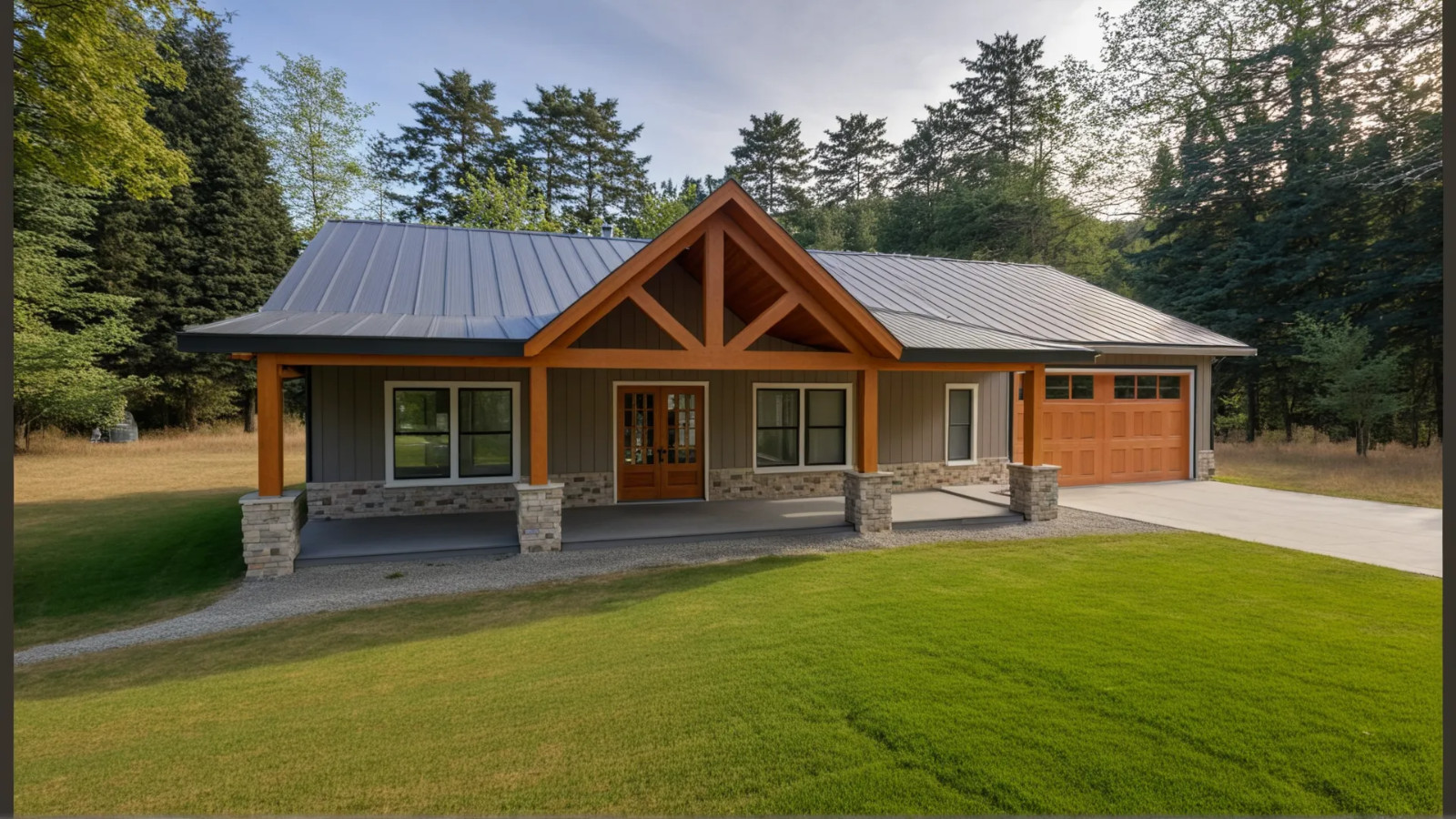 2,003 Sqft (Living) Modern Farm House with – 3 Bd, 2 Ba, 2 car ga and Office