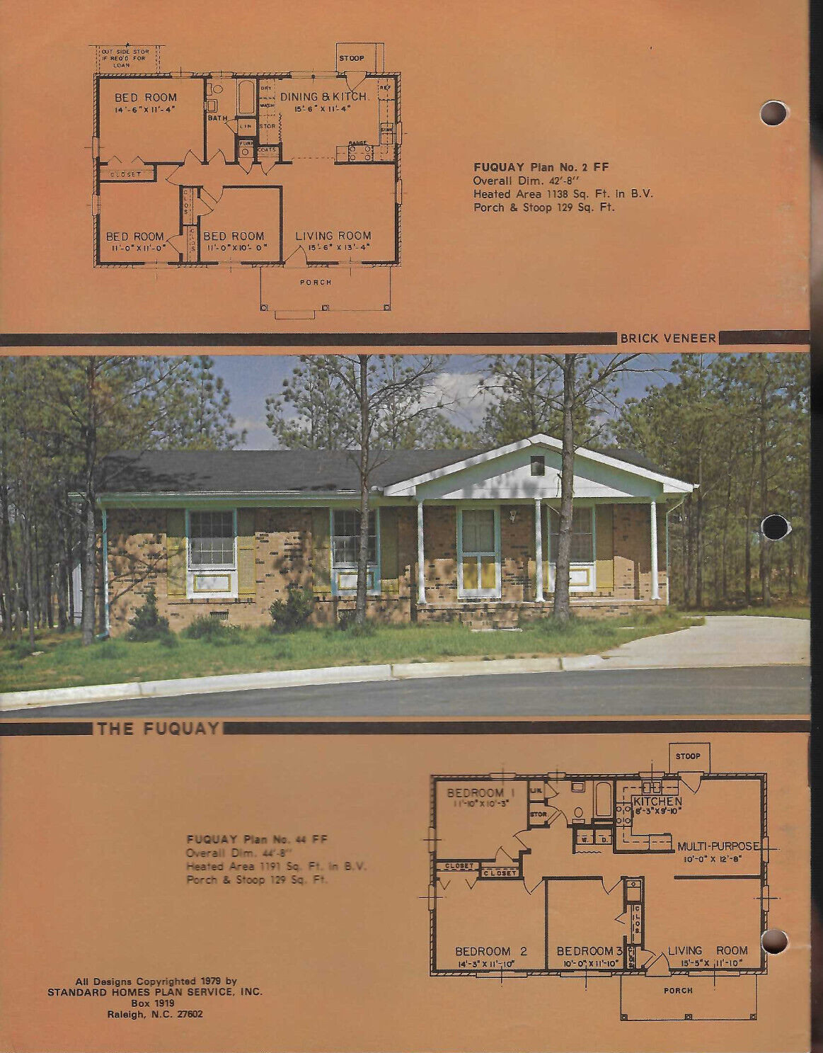 VTG 1979 ‘COMPACT HOMES’ 800-1250 SQ FEET PLANS CATALOG OF HOUSE PLANS! LAYOUTS!