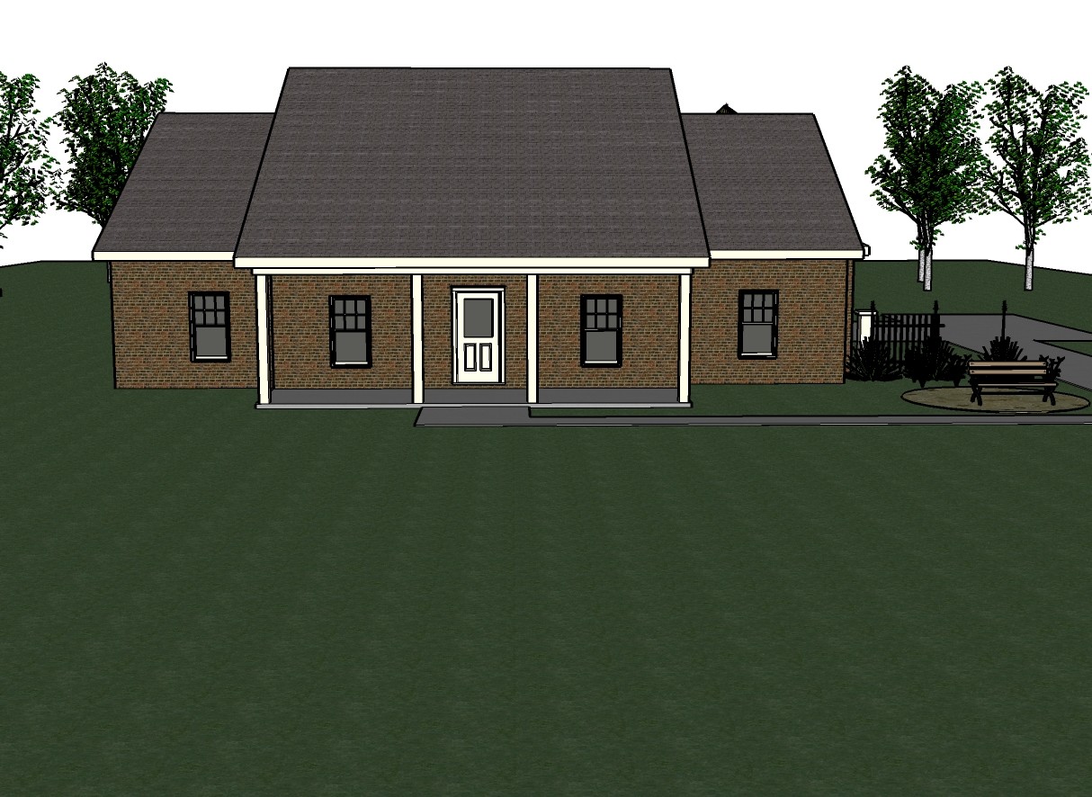 Abbigale 2161G 1 BRICK home, house plan 4 beds, 2.5 baths PDF
