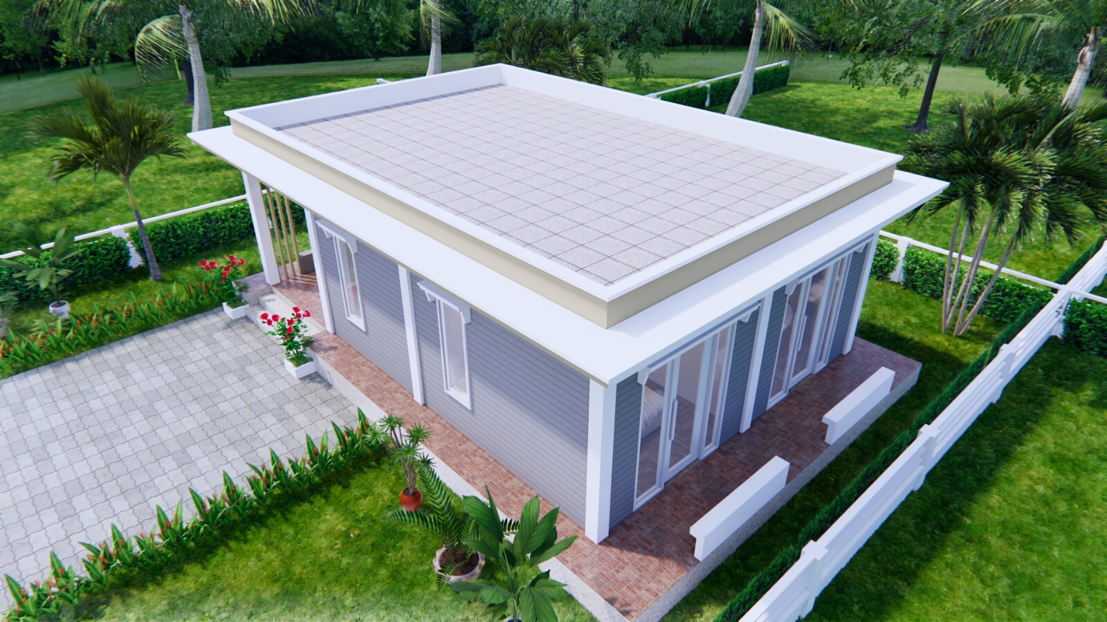 30×20 Feet Small House Designs 9×6 Meter 2 Beds 1 Bath Terrace (A4 Hard Copy)