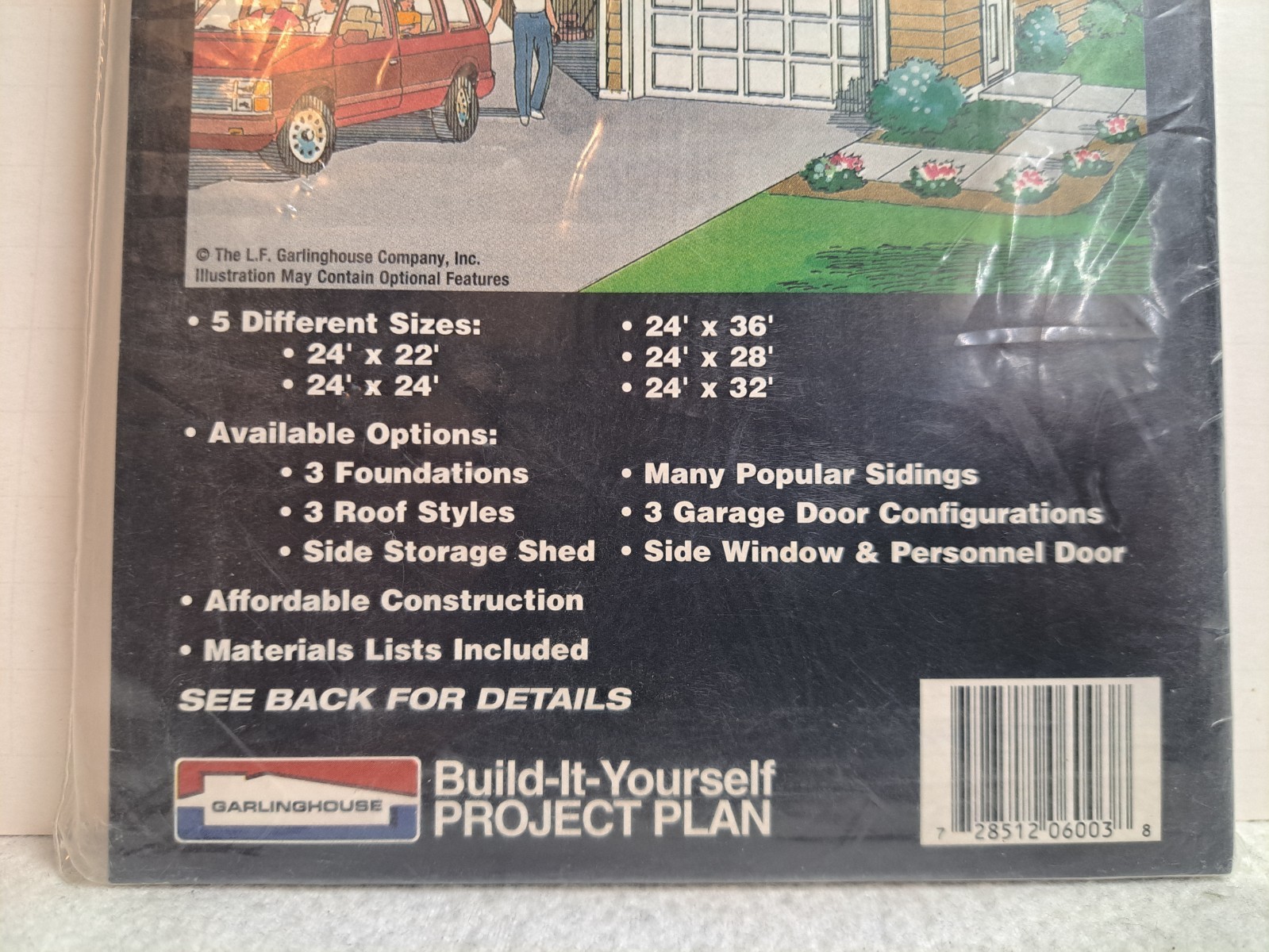 Garlinghouse – Build-It-Yourself Project Plan Two-Car Garage (24′ Wide)