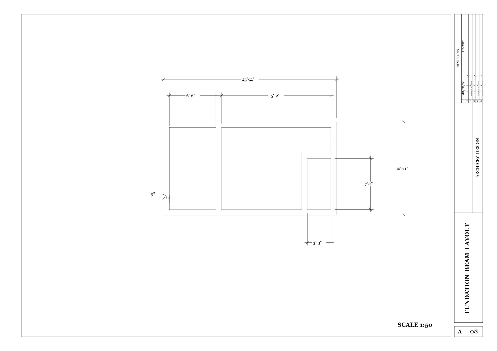 Custom Cabin House Plan 23’11”x12’11” CAD File,PDF (Office or House can use)