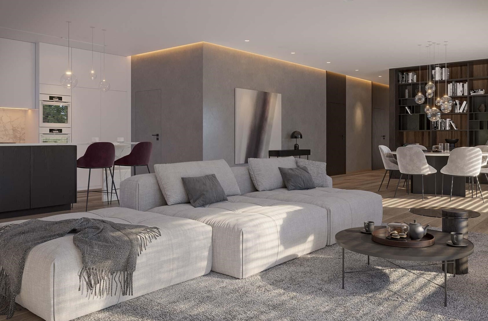 Modern House Plan, American Style House, Barndominium House, Farm House- İZMİR