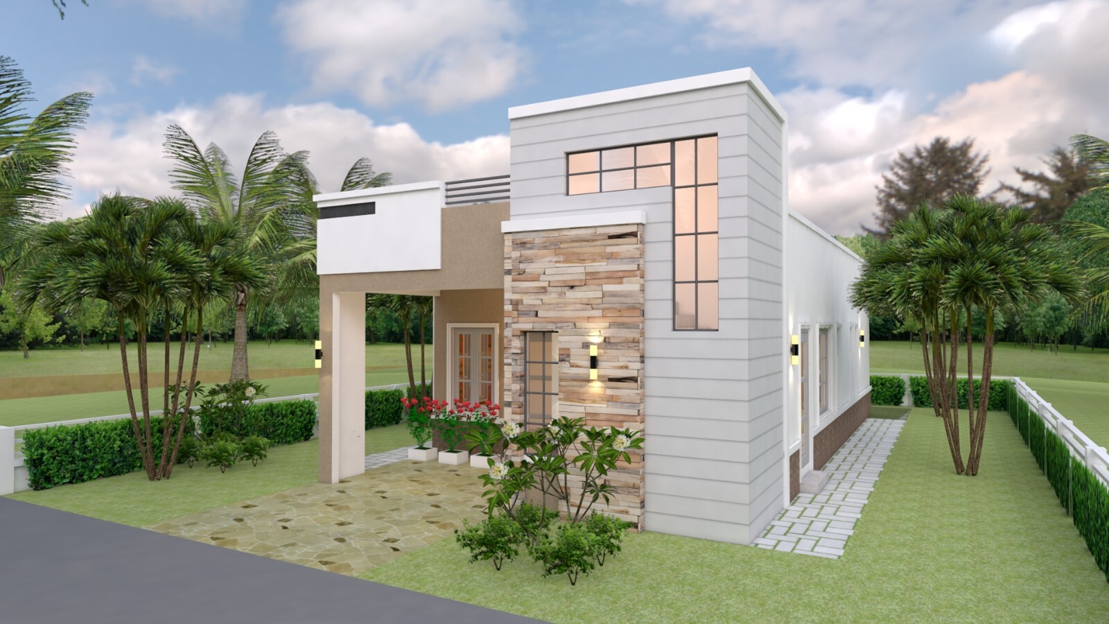 23×46 Feet House Design Plan 7×14 Meter 3 Beds 2 Baths PDF & (A4 Hard Copy)