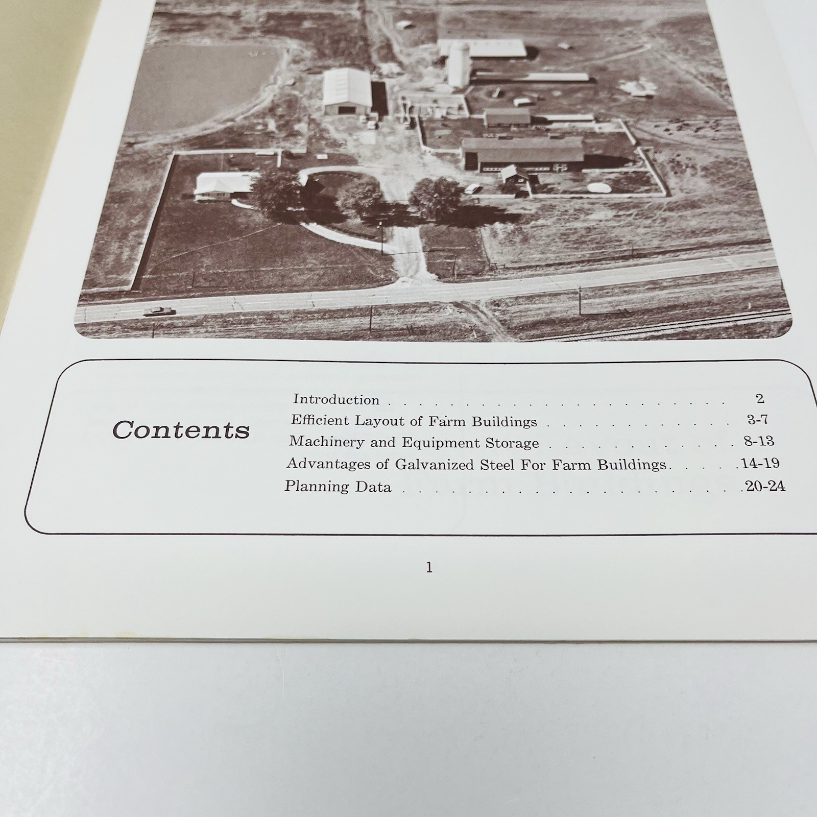 1960 Granite City Steel Farmstead Planning Basic Manual Farm Barn Building Plans