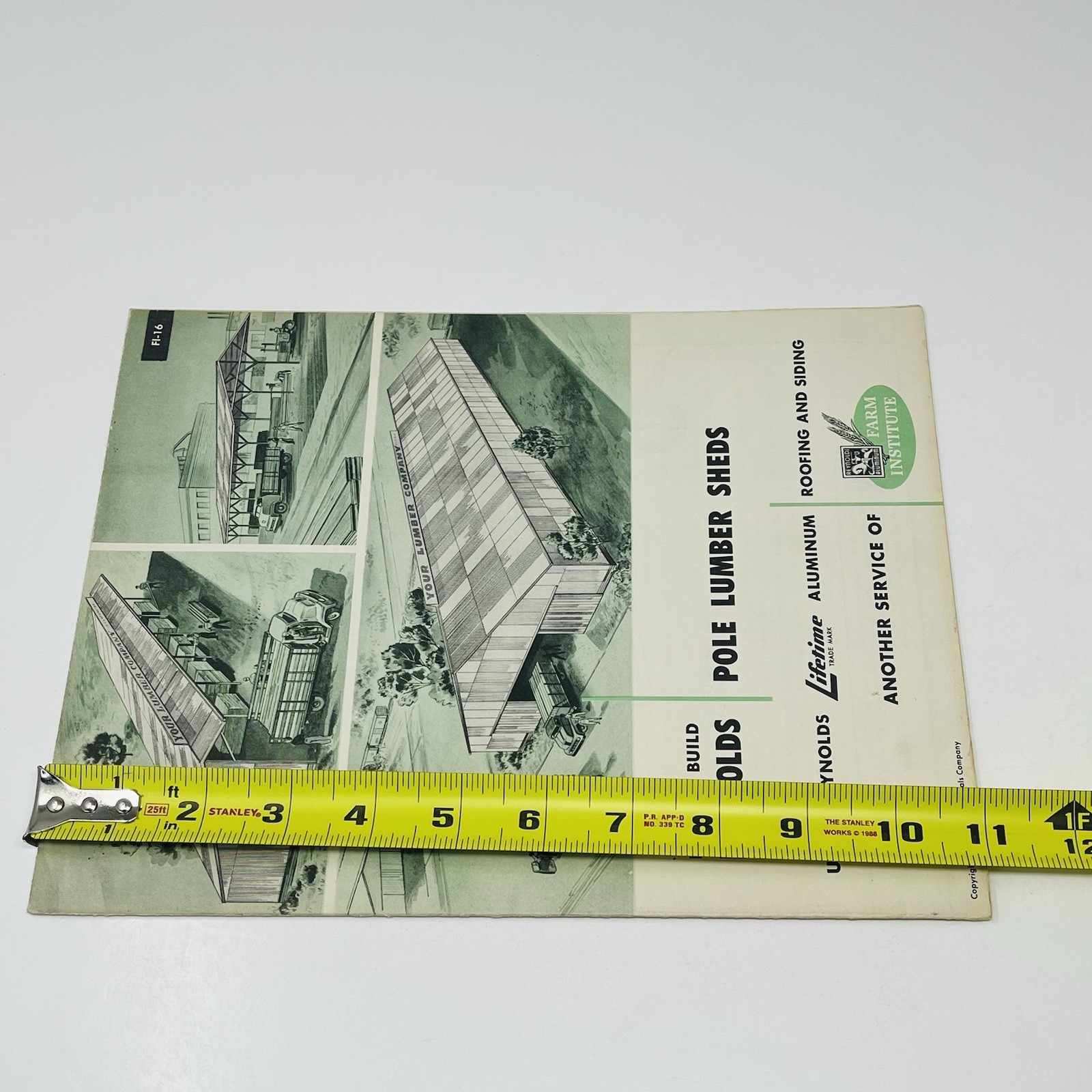 1954 Reynolds Aluminum How To Build Pole Lumber Sheds Plan Blueprint Farm