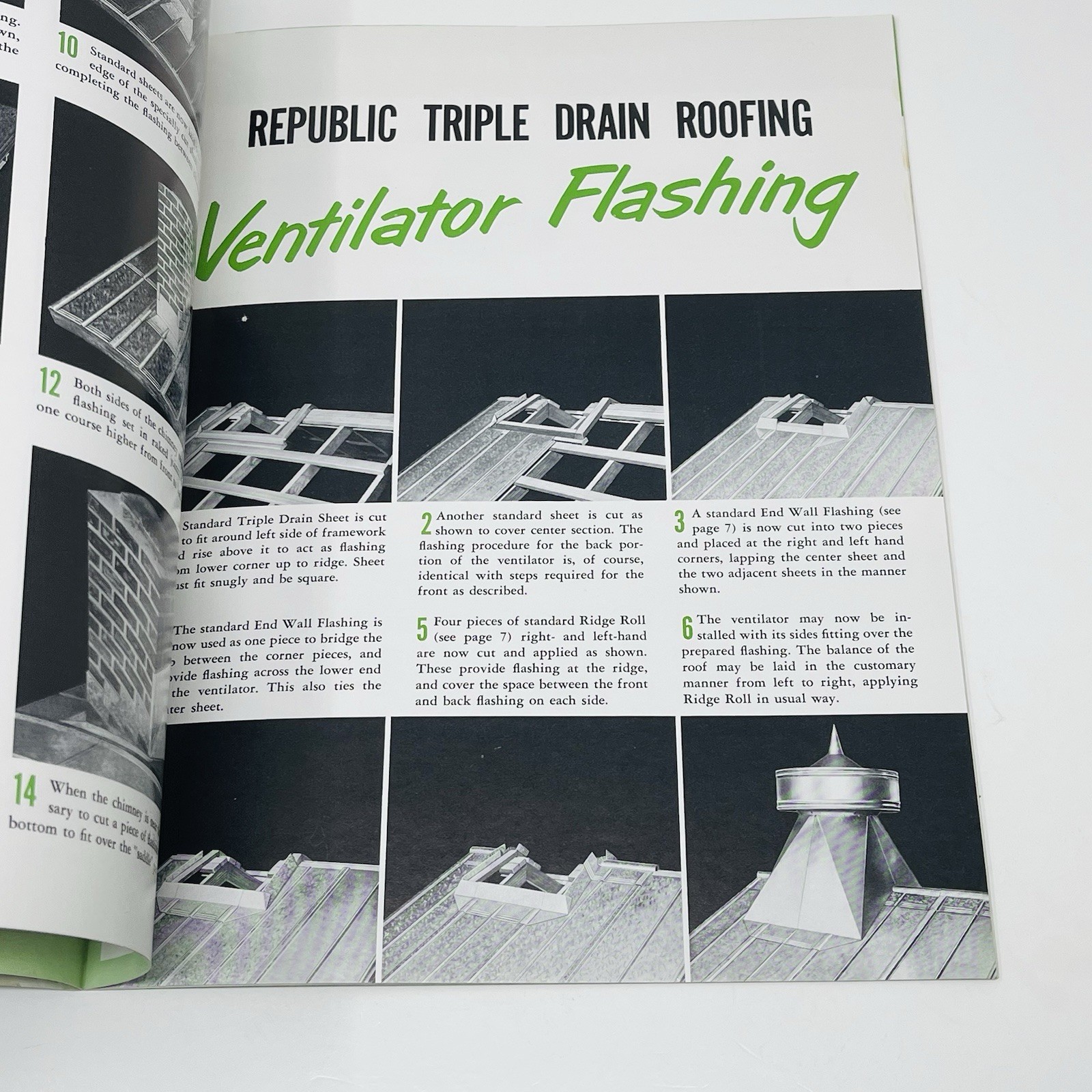 1959 Republic Steel Roofing On Farm Buildings Guide Manual Catalog Book Barn