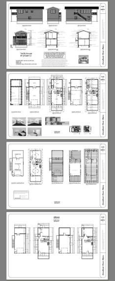 16×36 House — 1 Bedroom — PDF Floor Plan — 744 sq ft — Model 10B