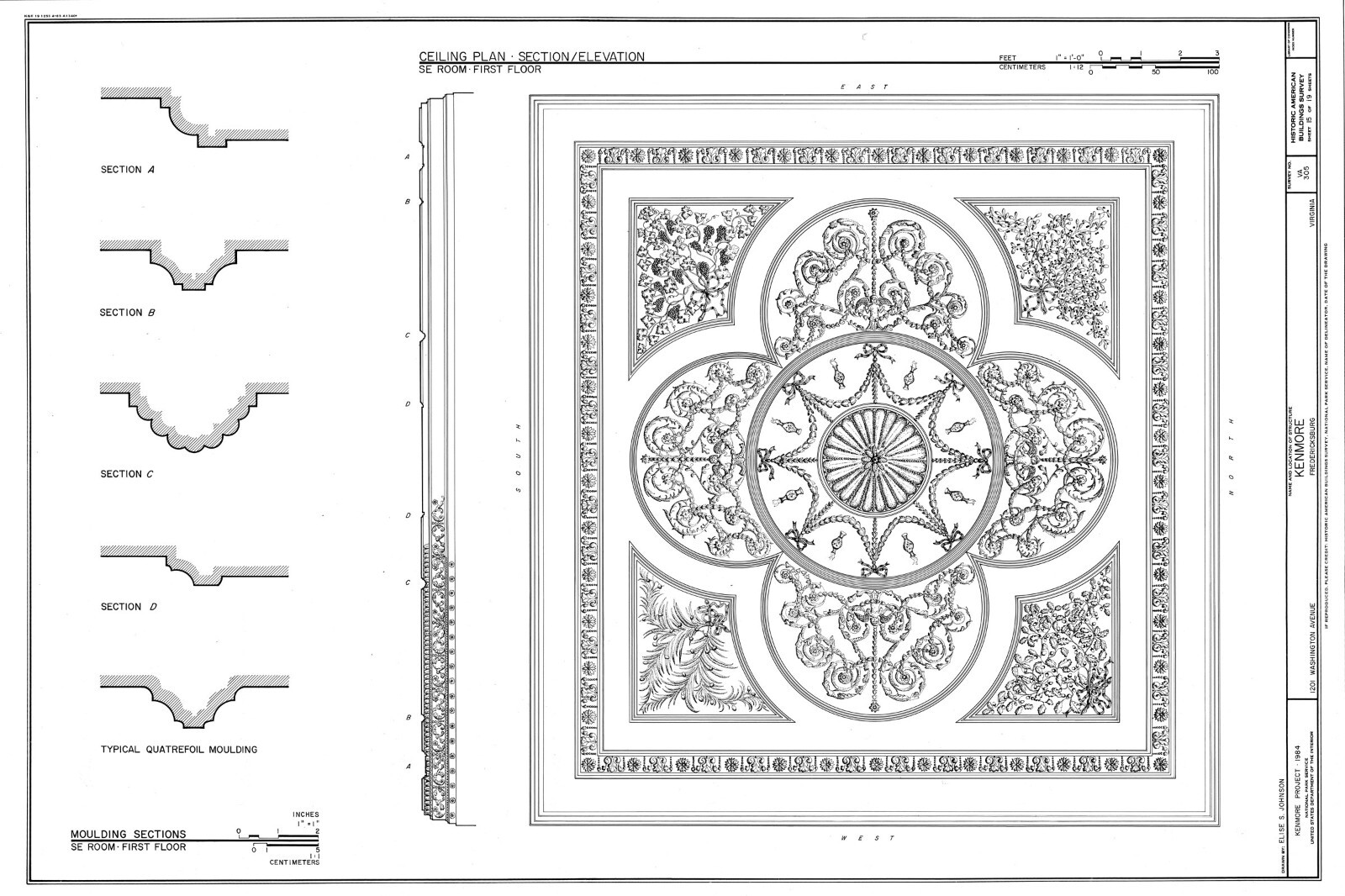 Kenmore Plantation, traditional colonial house, 4+ bedrooms, printed home plans
