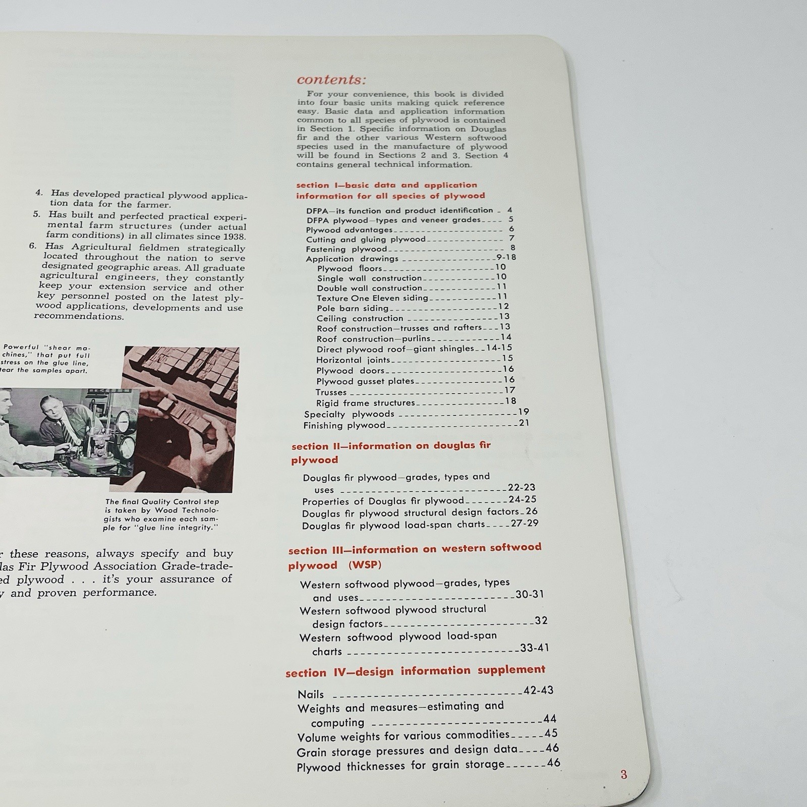 1960 Douglas Fir Plywood Assn Farm Construction Guide Manual Blueprints Plans
