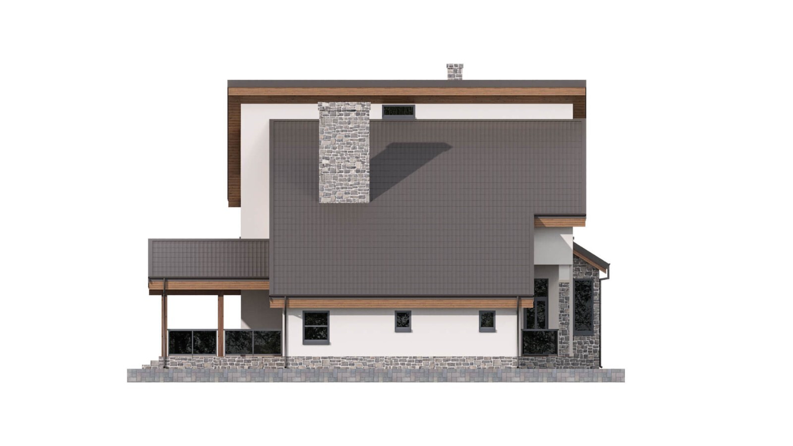45’x52’ 3 Bed, 2 Bath Modern Cottage Architectural Build Plans PDF Download.