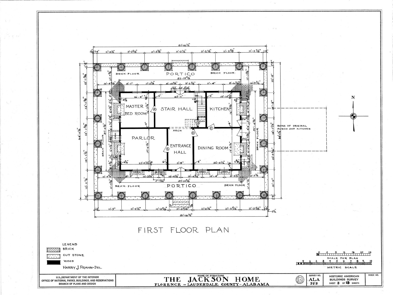 Architectural Home Plans, Historic Forks of Cypress Antebellum Mansion