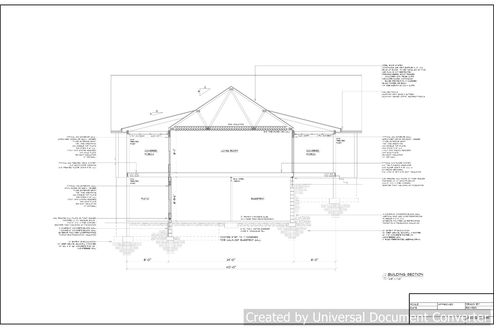 Full Set of single story 3 bedroom house plans 2,530 sq ft