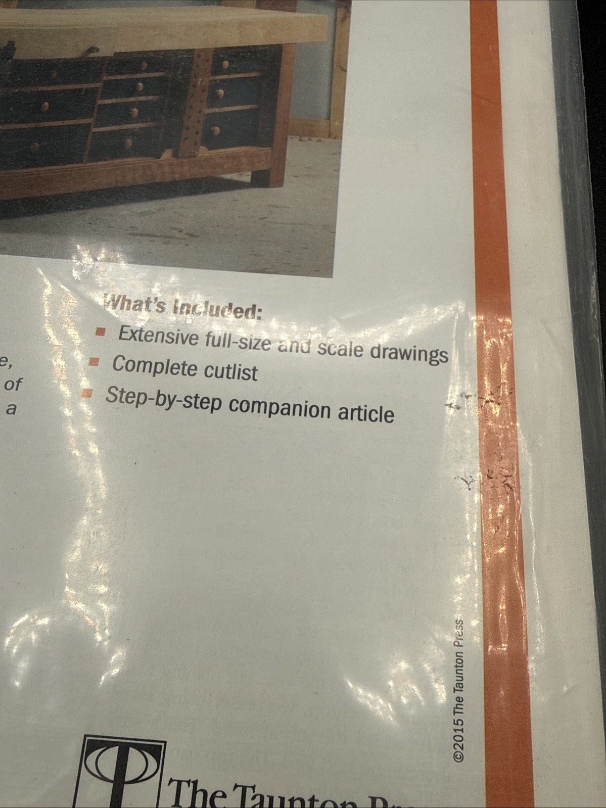 QTY 2 Fine woodworking magazine Project Plans Workbench Building Plans