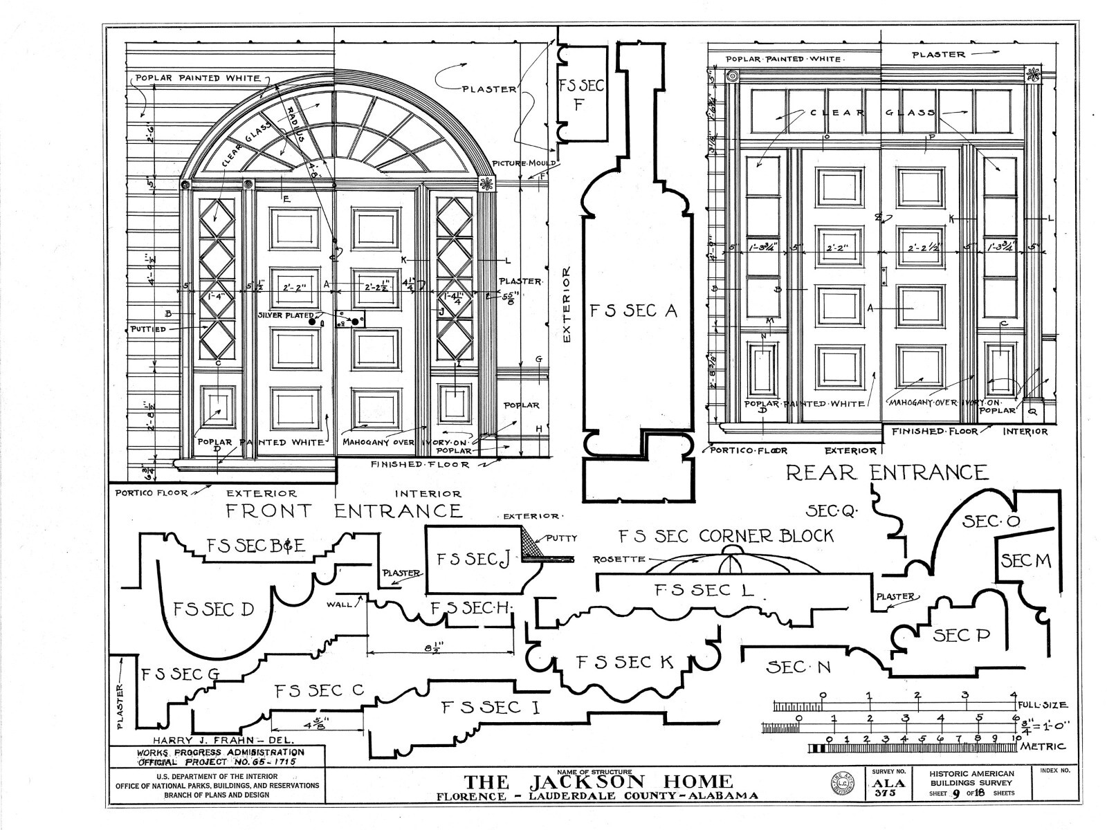 Architectural Home Plans, Historic Forks of Cypress Antebellum Mansion