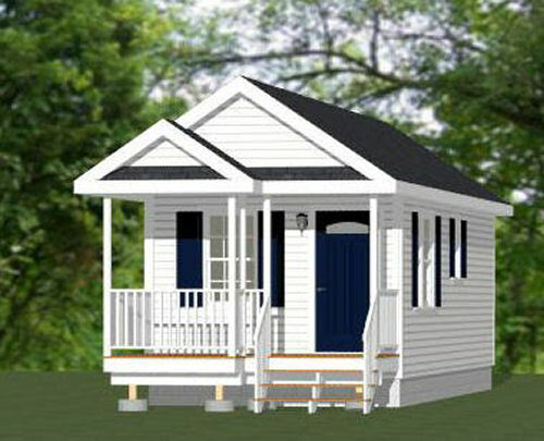 12×30 Tiny House — 358 sq ft — PDF Floor Plan — Model 1A